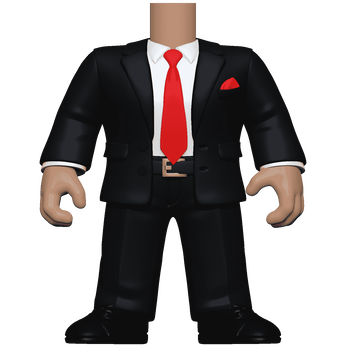 BAP- ML - SK3 - Body - BK Suit RD Tie, Image 1