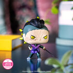 Pop! Genya Shinazugawa (Demon Form) (Metallic) with Pop! Protector FWlifestyle1 view 1