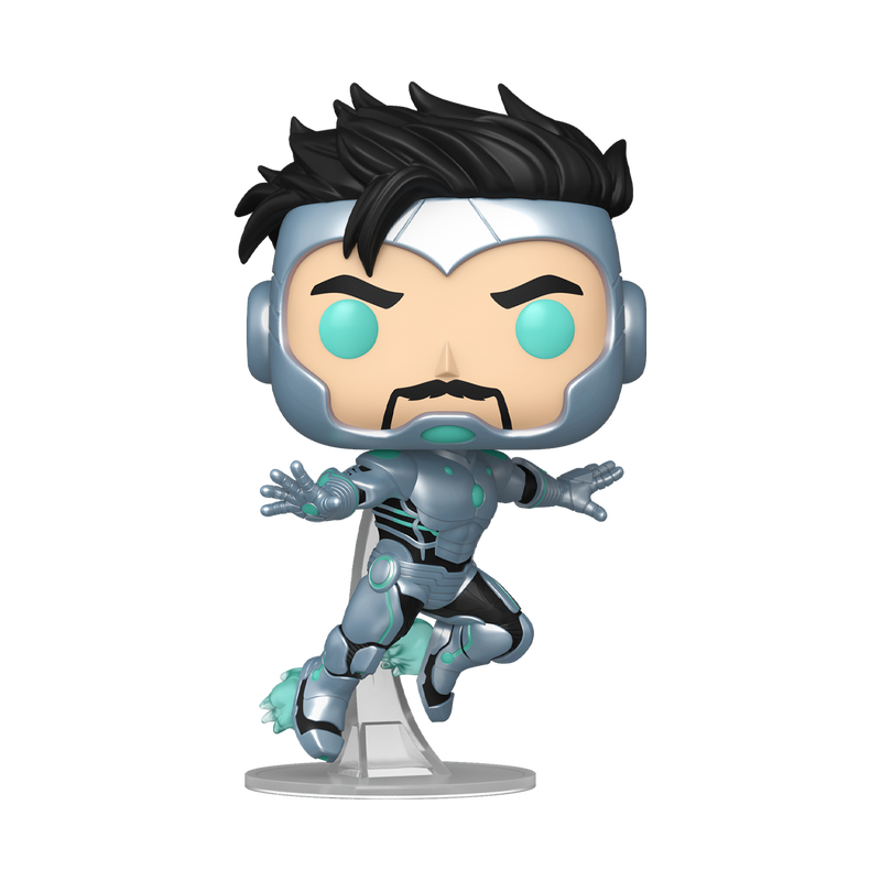 Pop! Superior Iron Man with Pop! Protector , , hi-res view 2