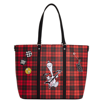 Peanuts Punk Snoopy Grunge Tote Crossbody Bag, , hi-res view 1