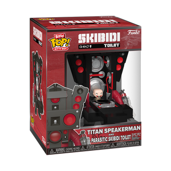 Bitty Pop! Bitty Bot Titan Speakerman and Parasitic Skibidi Toilet, Image 2