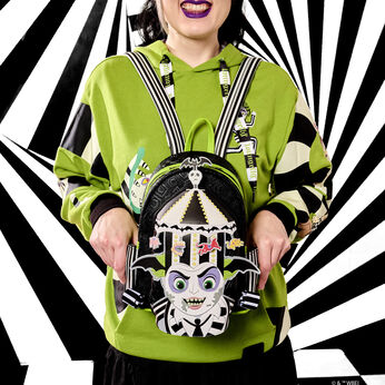 Beetlejuice Carousel Hat Light Up Cosplay Mini Backpack, , hi-res view 2