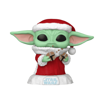 Pop! Grogu with Christmas Cookie, Image 1