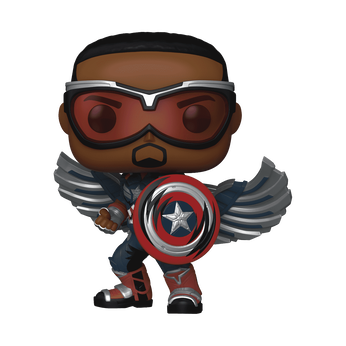 Pop! Captain America (Sam Wilson) (Comic Deco), , hi-res view 1