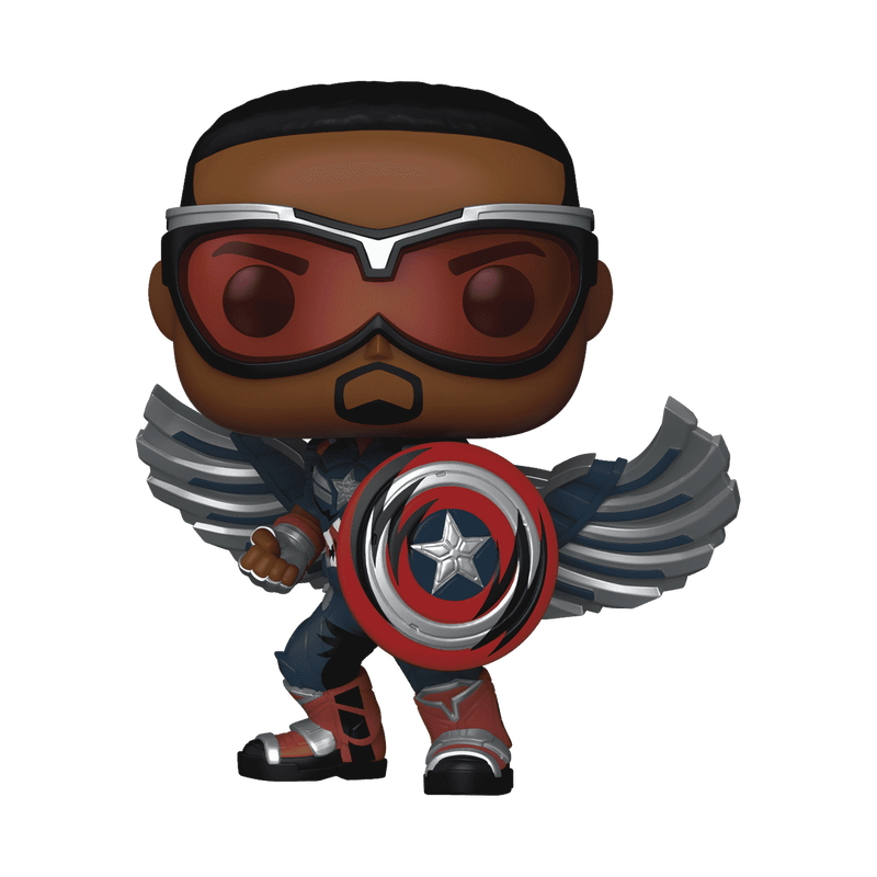 Pop! Captain America (Sam Wilson) (Comic Deco), , hi-res view 1