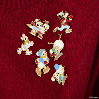 Mickey & Friends Holiday Ice Skating Mystery Box Pin, , hi-res view 2