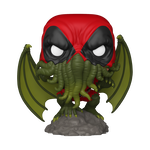 Pop! Plus Deadpool as Cthulhu (Glow) with Pop! Protector, , hi-res view 1