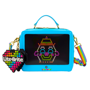 Lite-Brite Lenticular Glow Crossbody Bag with Coin Bag, Image 1