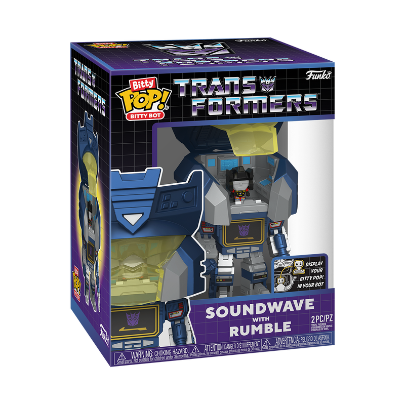 Bitty Pop! Bitty Bot Soundwave with Rumble, , hi-res view 2