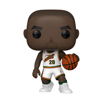 Pop! Gary Payton (White Home Uniform), Image 1