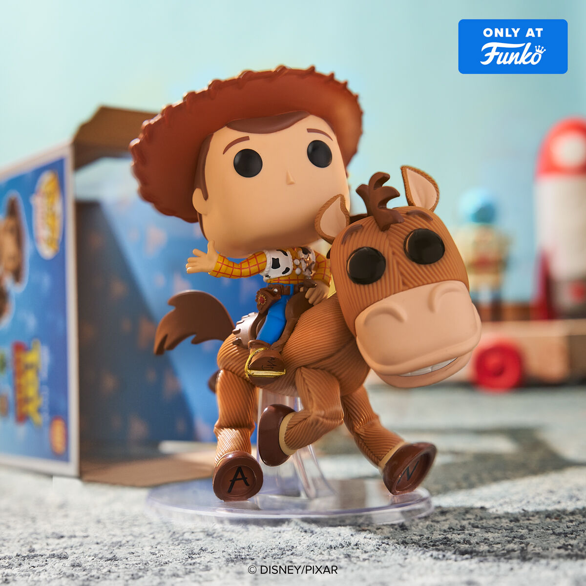 Pop! Rides Deluxe Woody on Bullseye (30th Anniversary)