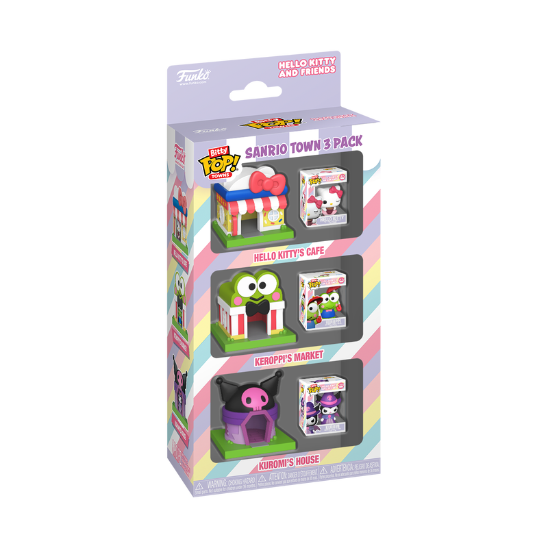 Bitty Pop! Towns Sanrio Town 3-Pack, , hi-res view 1