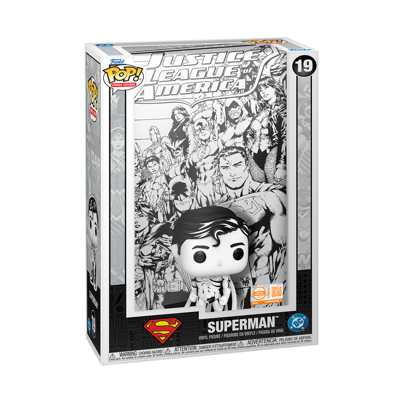 Pop! Comic Covers Justice League of America – Superman (Sketched), , hi-res view 3