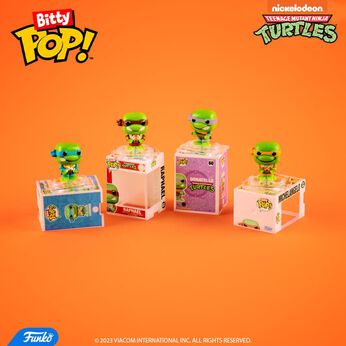 Bitty Pop! Teenage Mutant Ninja Turtles 4-Pack Series 1 FWlifestyle1 view 2