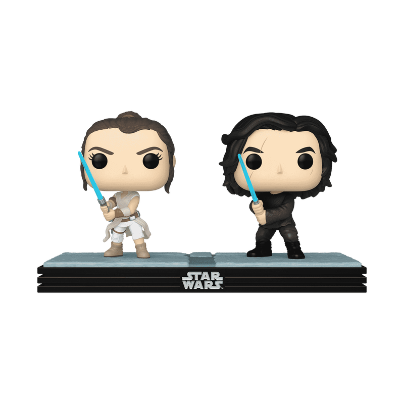 Pop! Moment Rey & Kylo Ren (Glow), , hi-res view 1