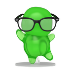 Pop! Flubber with Glasses (Translucent), , hi-res view 1