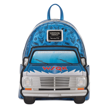 Exclusive Stranger Things 5 WSQK Van Mini Backpack, Image 1