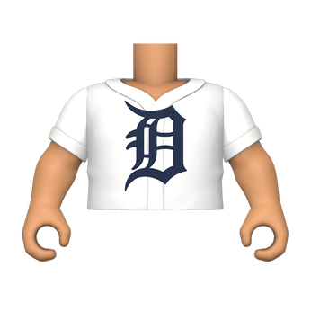 PY: Torso- ML SK3 Jersey WH- Tigers, Image 1