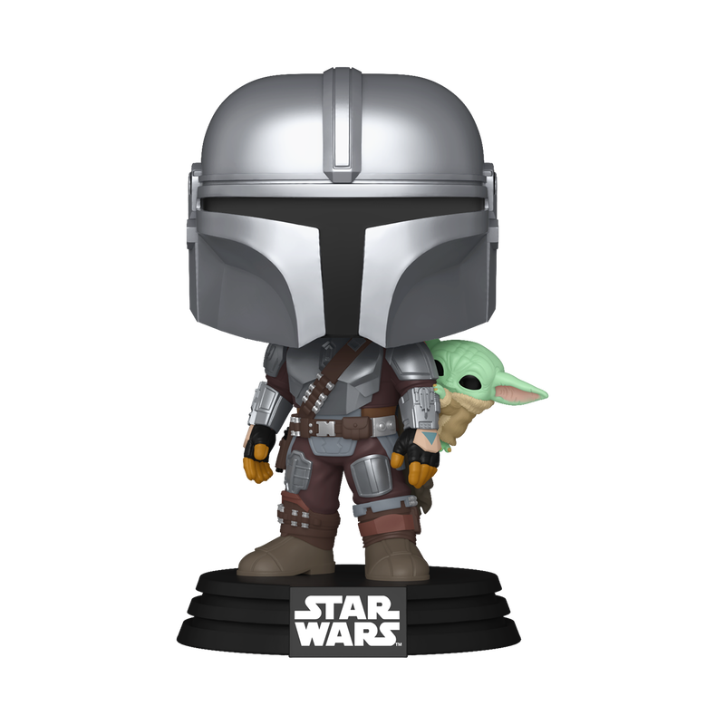 Pop! The Mandalorian with Grogu (On Back), , hi-res view 1