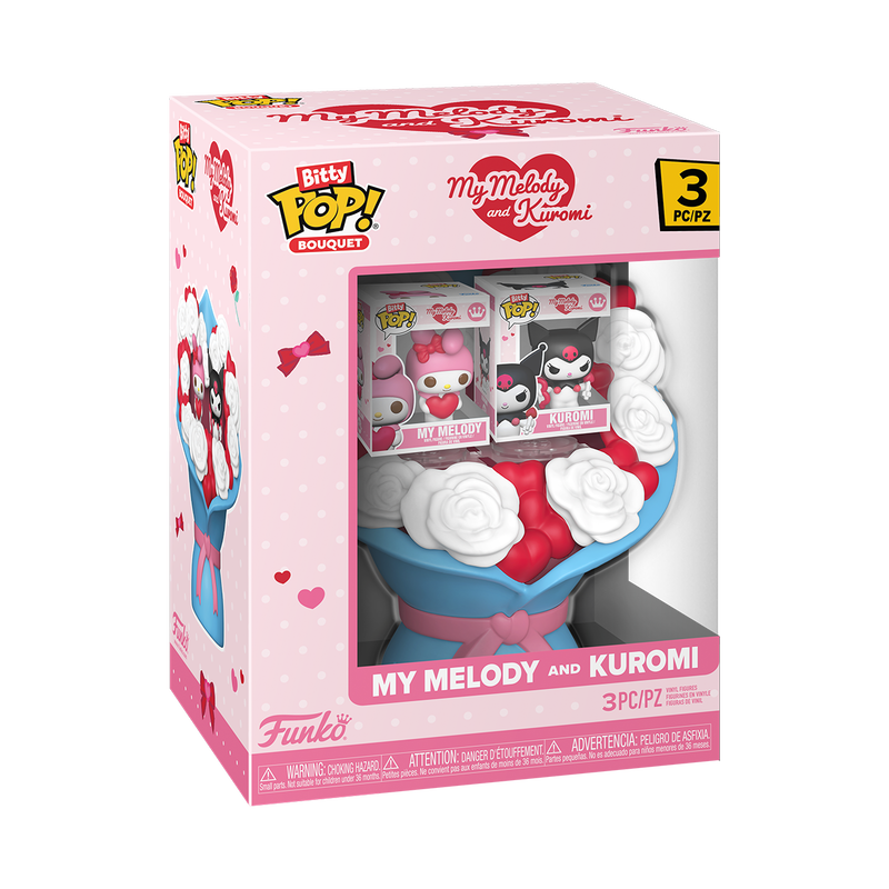 Bitty Pop! Bouquet My Melody & Kuromi (Valentine), , hi-res view 2