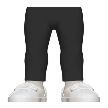 BAP- FM - SK1 - Legs - GY Legging WH Sho, Image 1