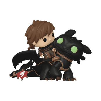 Pop! Rides Deluxe Hiccup with Toothless, Image 1