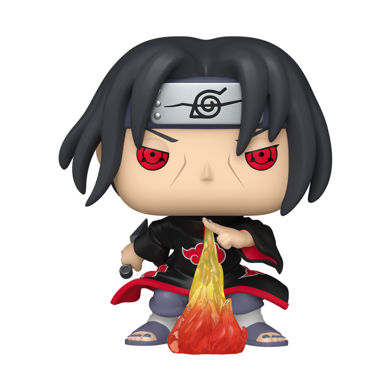 Pop! Itachi Uchiha (Fireball Jutsu) with Pop! Protector, , hi-res view 2