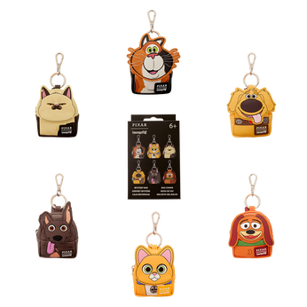 Pixar Dogs & Cats Cosplay Mystery Mini Backpack Keychain Charm, Image 1