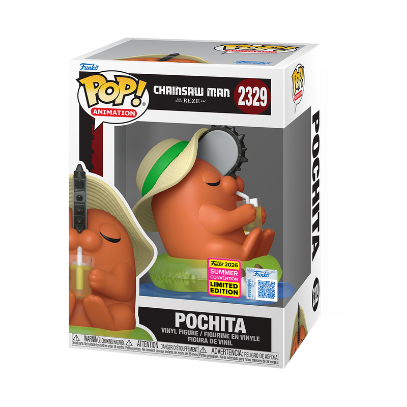 Pop! Pochita with Sunhat, , hi-res view 2