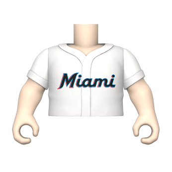 PY: Torso- ML SK1 Jersey WH- Marlins, Image 1