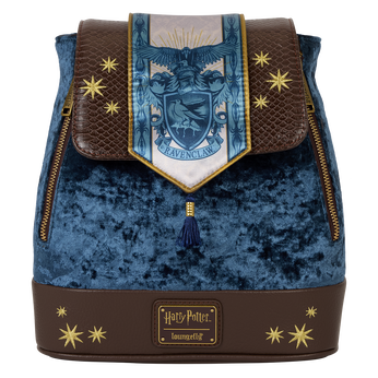 Exclusive Harry Potter Ravenclaw Banner Velvet Mini Backpack, Image 1