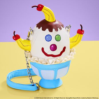 Spongebob Squarepants Goofy Goober Ice Cream Sundae Figural Crossbody Bag LFlifestyle1 view 2