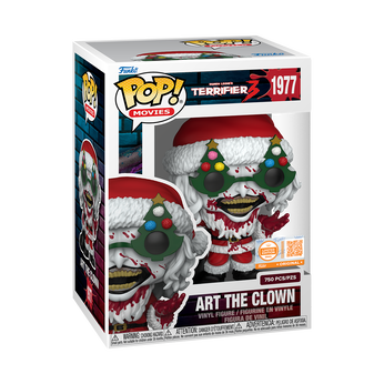 Pop! Art the Clown in Santa Suit (Bloody) with Pop! Protector, Image 2
