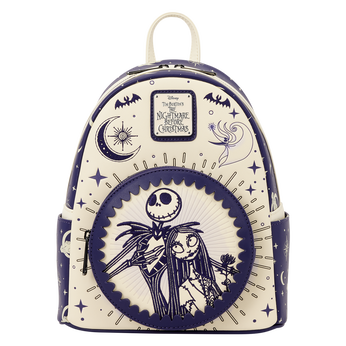 The Nightmare Before Christmas Jack Skellington & Sally Night Sky Mini Backpack, , hi-res view 1
