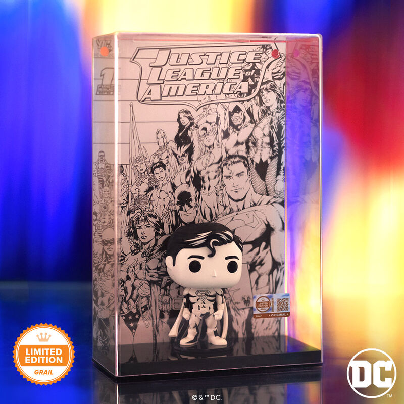 Pop! Comic Covers Justice League of America – Superman (Sketched) FWlifestyle1 view 1