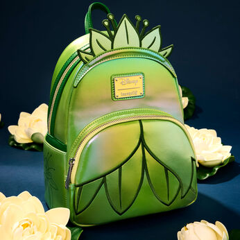 The Princess And The Frog Tiana Exclusive Shiny Series Iridescent Cosplay Mini Backpack, Image 2