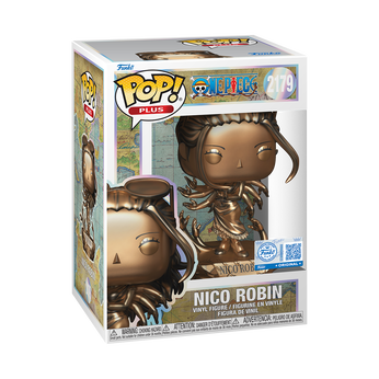 Pop! Plus Nico Robin Statue (Bronze) with Pop! Protector, Image 2