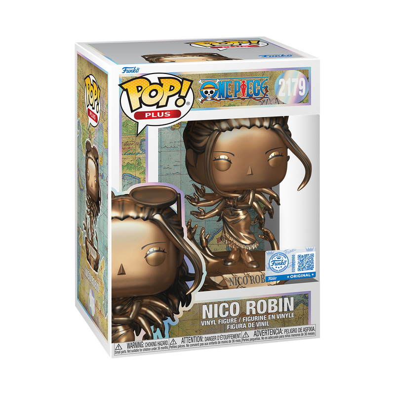 Pop! Plus Nico Robin Statue (Bronze) with Pop! Protector, , hi-res view 2