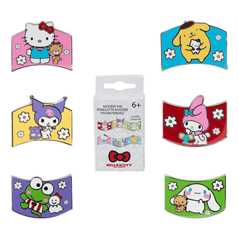 Sanrio Hello Kitty & Friends Color Block Mystery Box Pin, Image 1