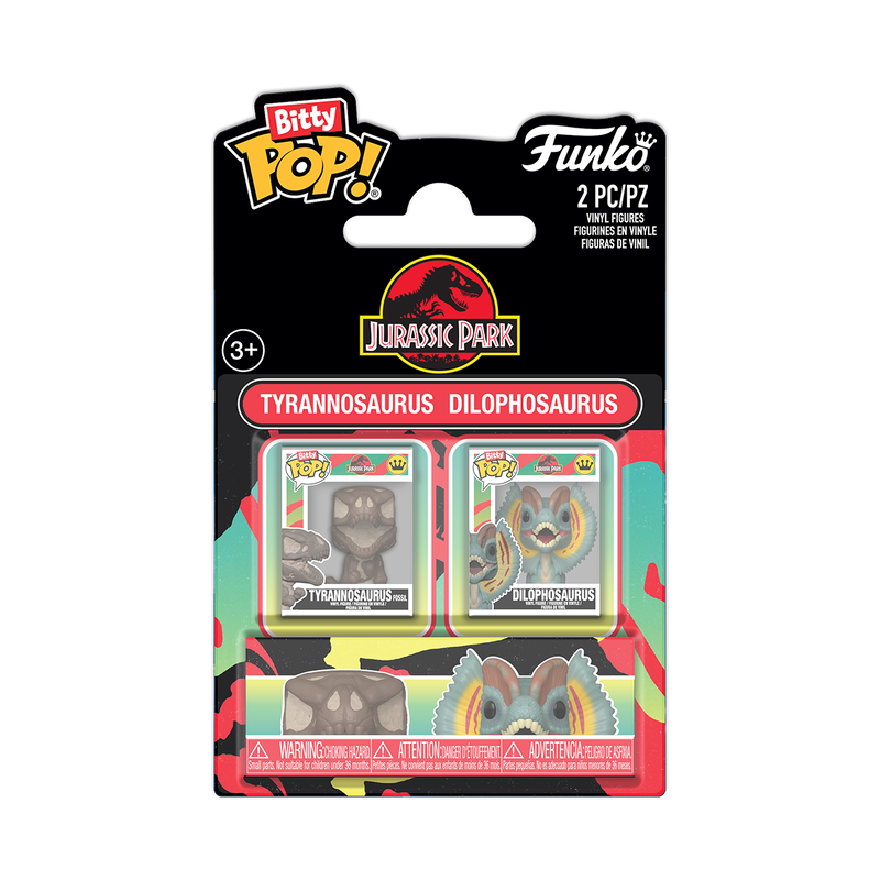 Bitty Pop! Tyrannosaurus Fossil & Dilophosaurus 2-Pack, , hi-res view 1