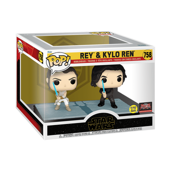 Pop! Moment Rey & Kylo Ren (Glow), Image 2