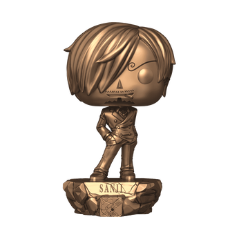 Pop! Plus Sanji Statue (Bronze) with Pop! Protector, Image 1