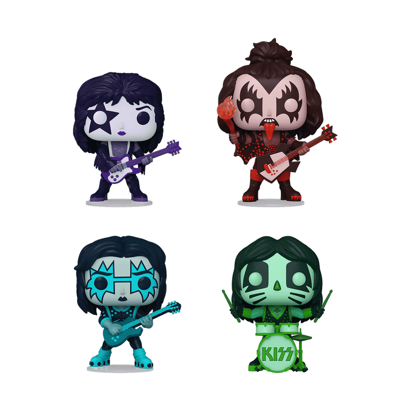 Pop! KISS (Color Spotlight) 4-Pack, , hi-res view 1