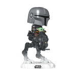 Pop! Rides Deluxe The Mandalorian with Grogu in Imperial Remnant AT-RT, , hi-res view 1