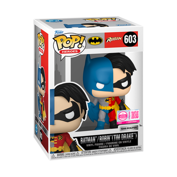 Pop! Batman/Robin (Tim Drake) with Pop! Protector, Image 2
