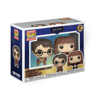 Pop! Keychain Harry Potter & Hermione Granger Face 2-Pack, , hi-res view 2