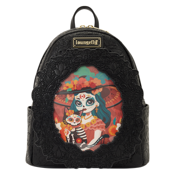 Loungefly D&iacute;a de los Muertos La Catrina Photo Insert Mini Backpack, , hi-res view 1