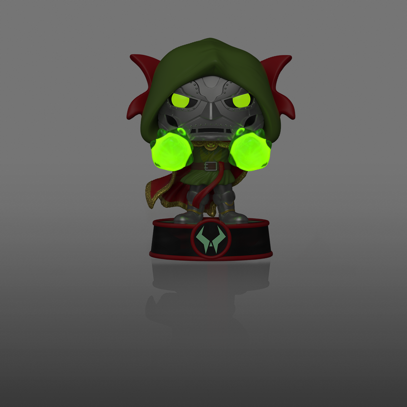 Pop! Light Up Sorcerer Supreme Doom with Pop! Protector, , hi-res view 2