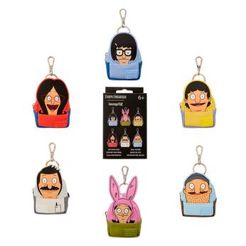 Bob's Burgers Cosplay Mystery Mini Backpack Keychain Charm, Image 1