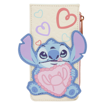 Stitch & Angel Be Mine Large Card Holder, , hi-res view 1
